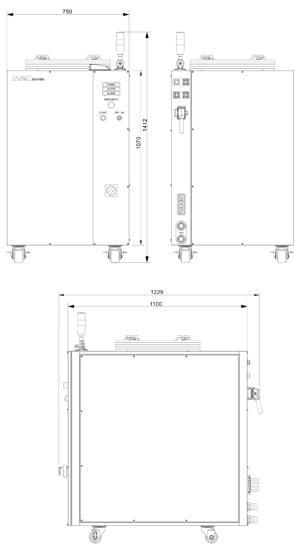 MFMC 20000-30000（G4）多模连续光纤激光器