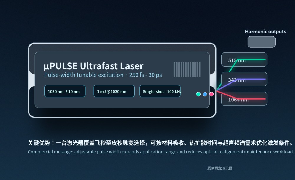 微纳跨尺度泵浦诱导超快激光超声表征系统